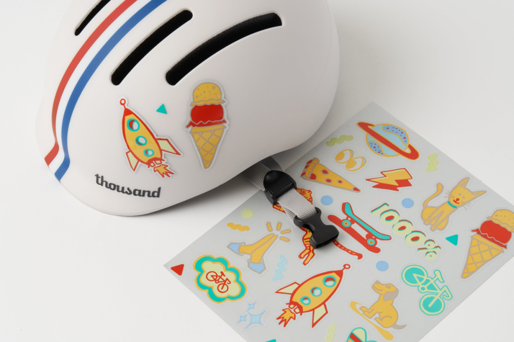 Thousand Junior Kinderhelm Speedway Creme - Kids